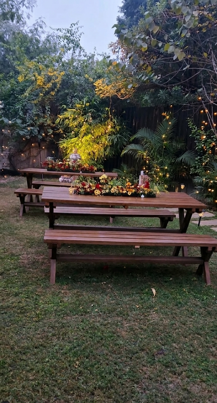 garden bench on rent