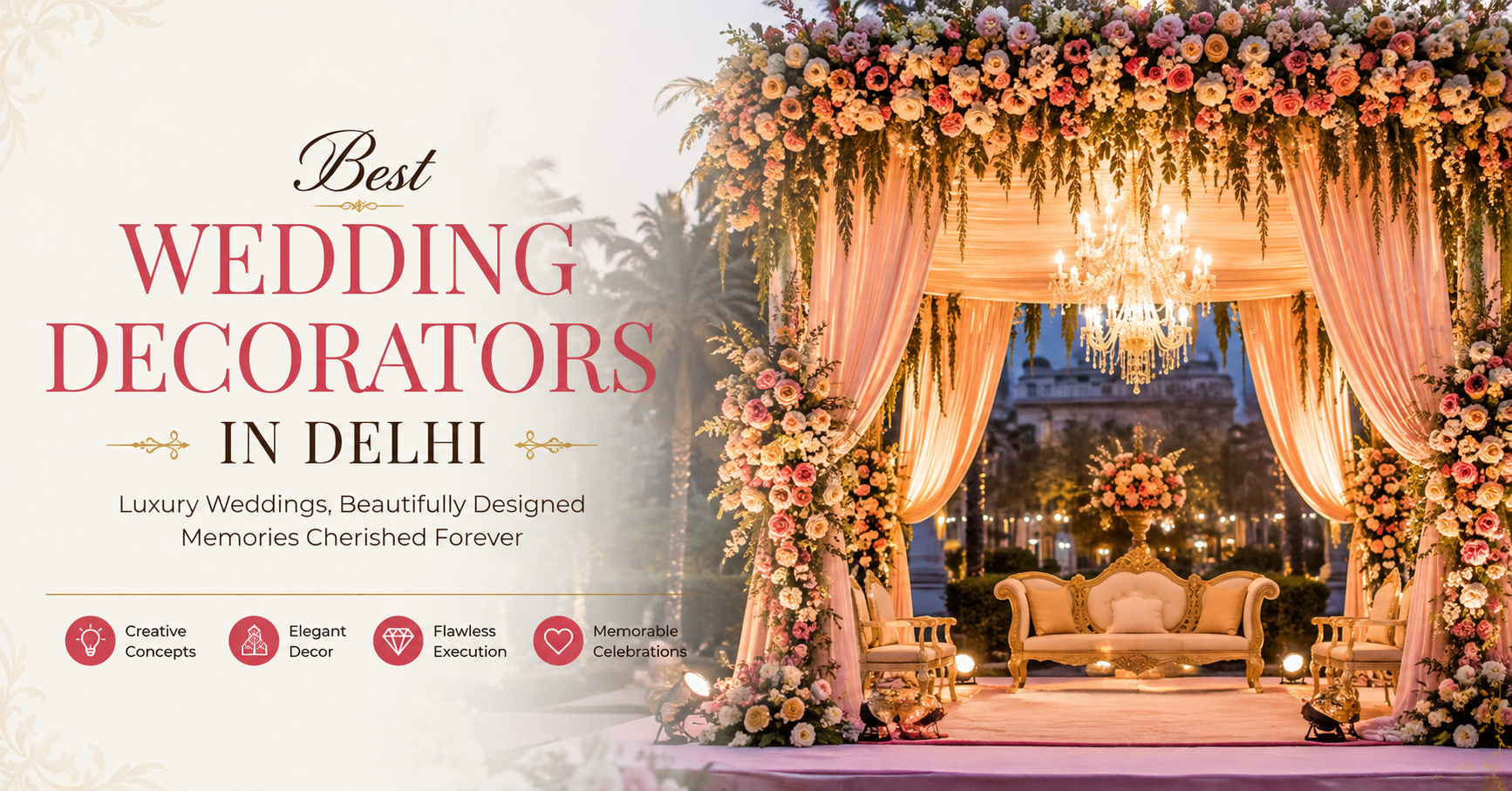 best wedding decorators in delhi