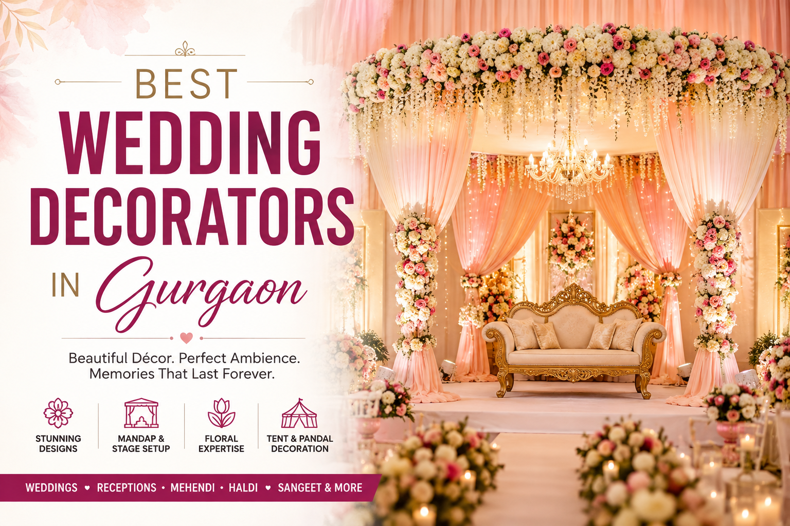 best wedding decorators in gurgaon